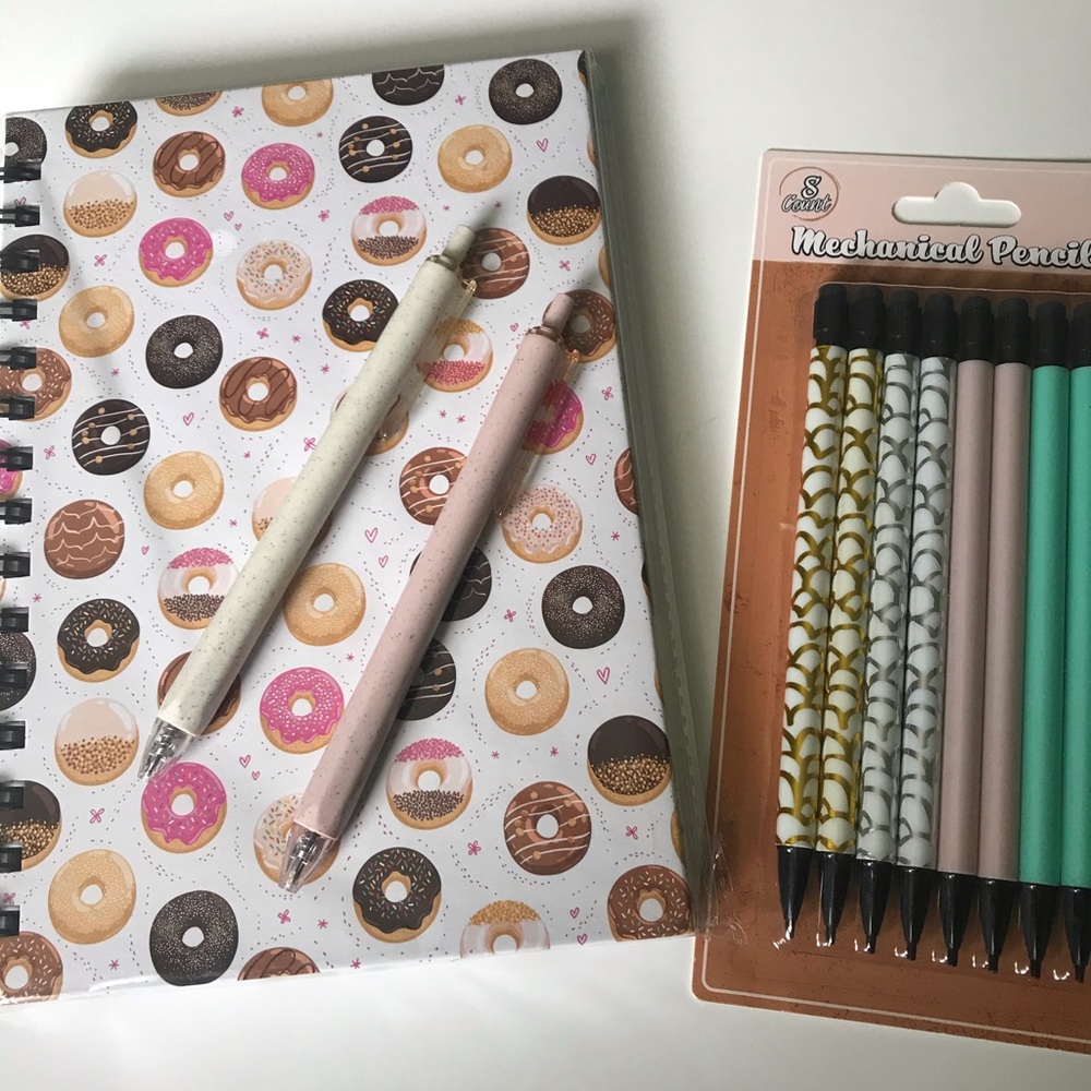 Donut Journal and Gel Pens